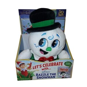 The Elf on the Shelf Elf - Razzle The Snowman Plush & Book, Special 2025 Edition